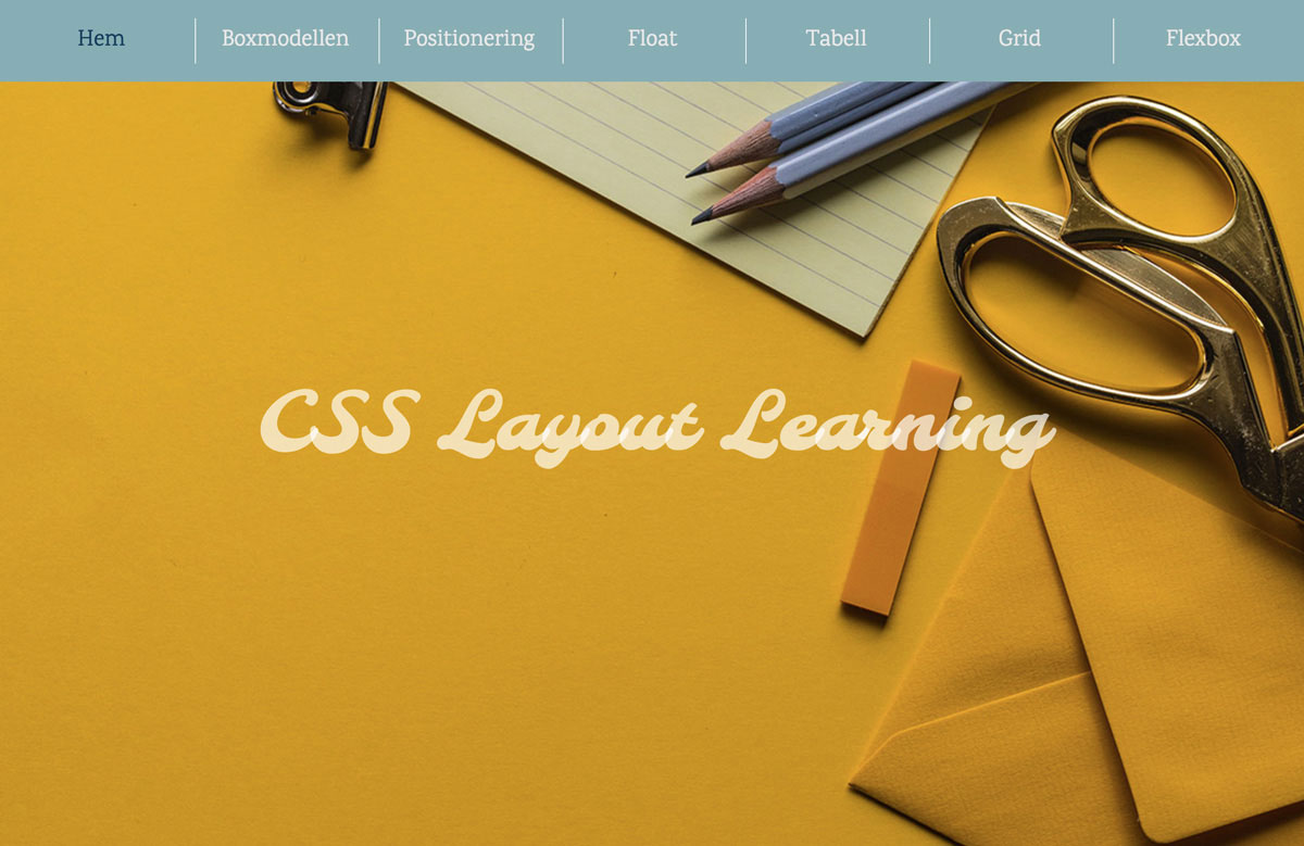 CSS Layout Learning